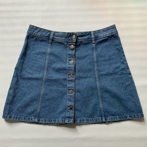 Divided H&M Size 10 Button Up Skirt